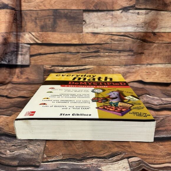 Everyday Math Demystified Stan Gibilisco Self-Teaching Guide McGraw-Hill Book - Picture 4 of 11